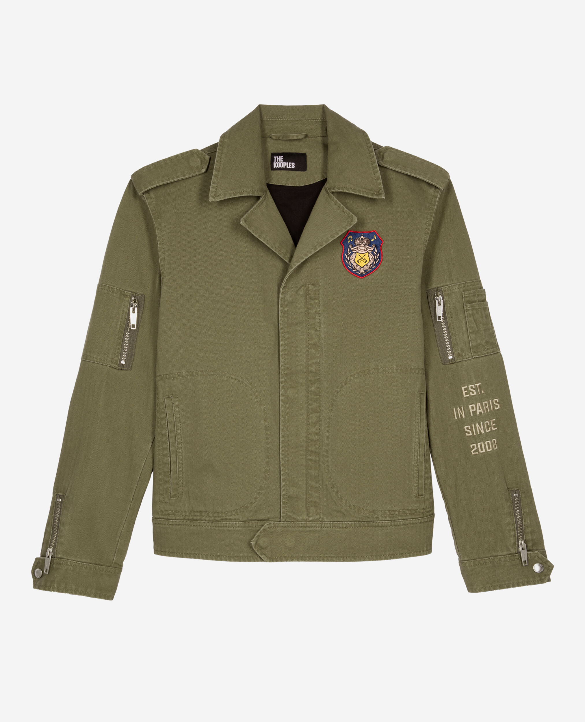 Blouson style officier kaki, KAKI, hi-res image number null