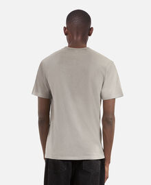 The Kooples HOMME GREY MELANGE t-shirt avec sérigraphie gris