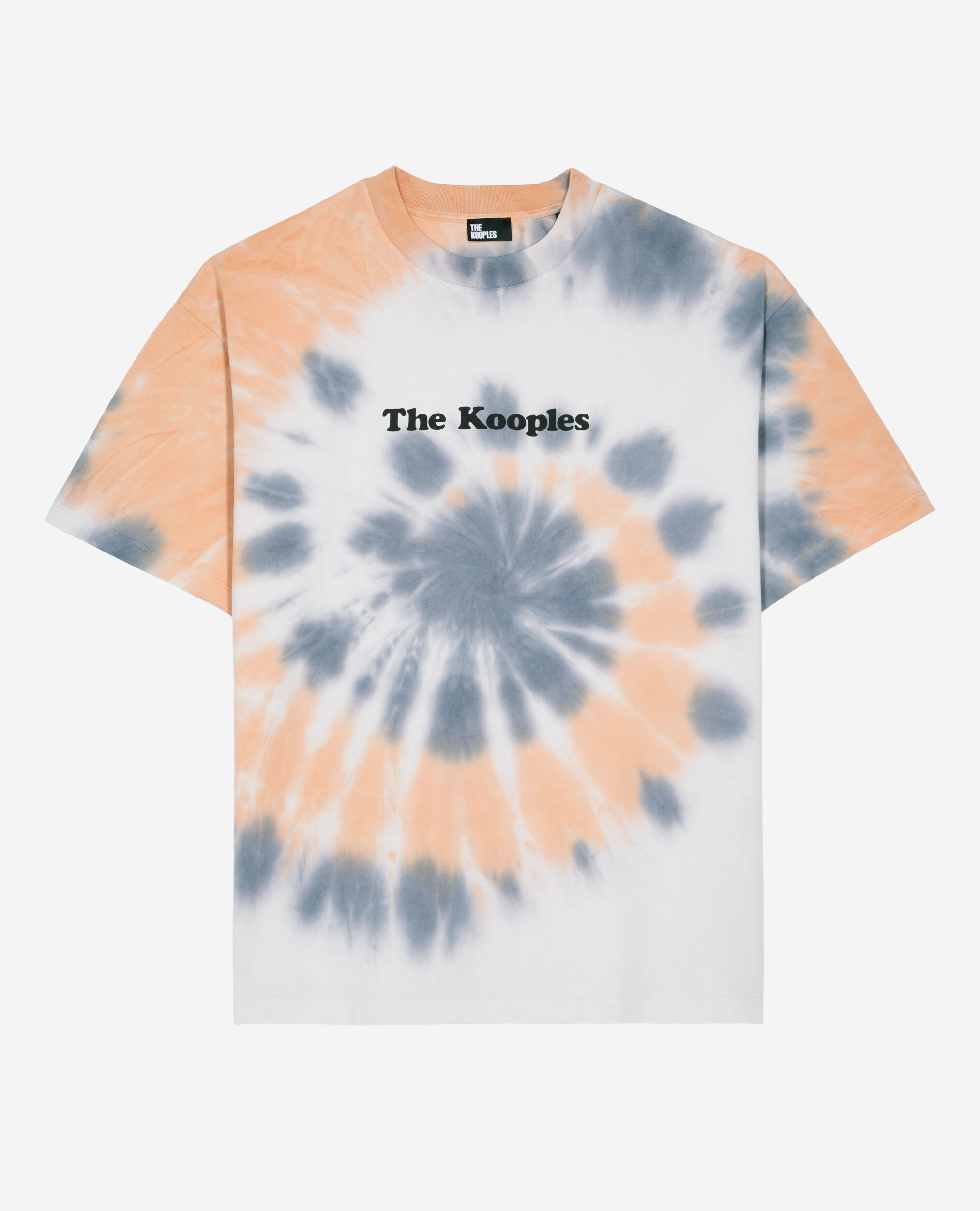 T-shirt imprimé tie and dye bleu, NEW LIGHT BLUE, hi-res image number null