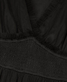 The Kooples FEMME BLACK robe courte en tulle noire
