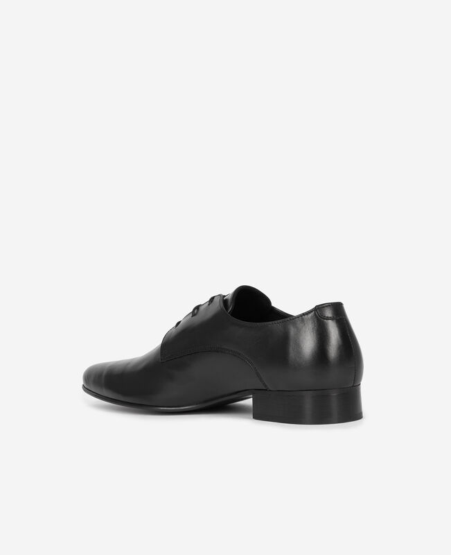 The Kooples HOMME BLACK derbies en cuir noir