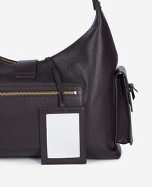 The Kooples FEMME BROWN sac amelia xl en cuir marron
