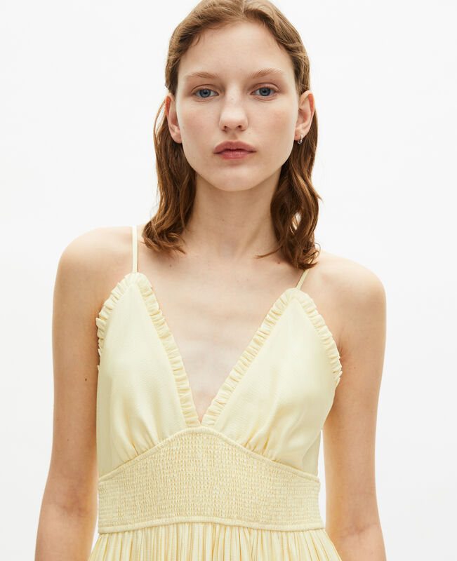 The Kooples FEMME YELLOW robe longue jaune