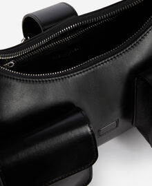 The Kooples FEMME BLACK sac amelia en cuir lisse noir