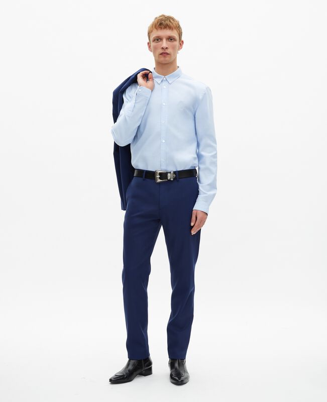 The Kooples HOMME NAVY pantalon de costume bleu
