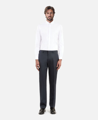 The Kooples HOMME BLUE PETROL pantalon de costume droit bleu