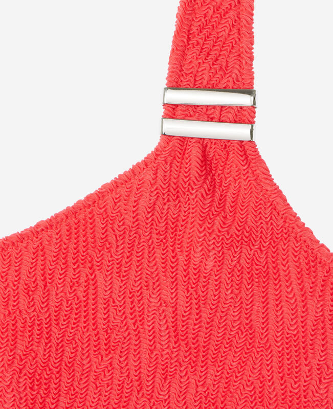 The Kooples FEMME RED haut de maillot de bain the kooples x luz asymétrique rouge