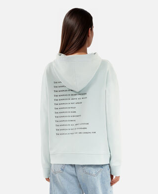 The Kooples FEMME BABY BLUE sweatshirt à capuche what is bleu clair