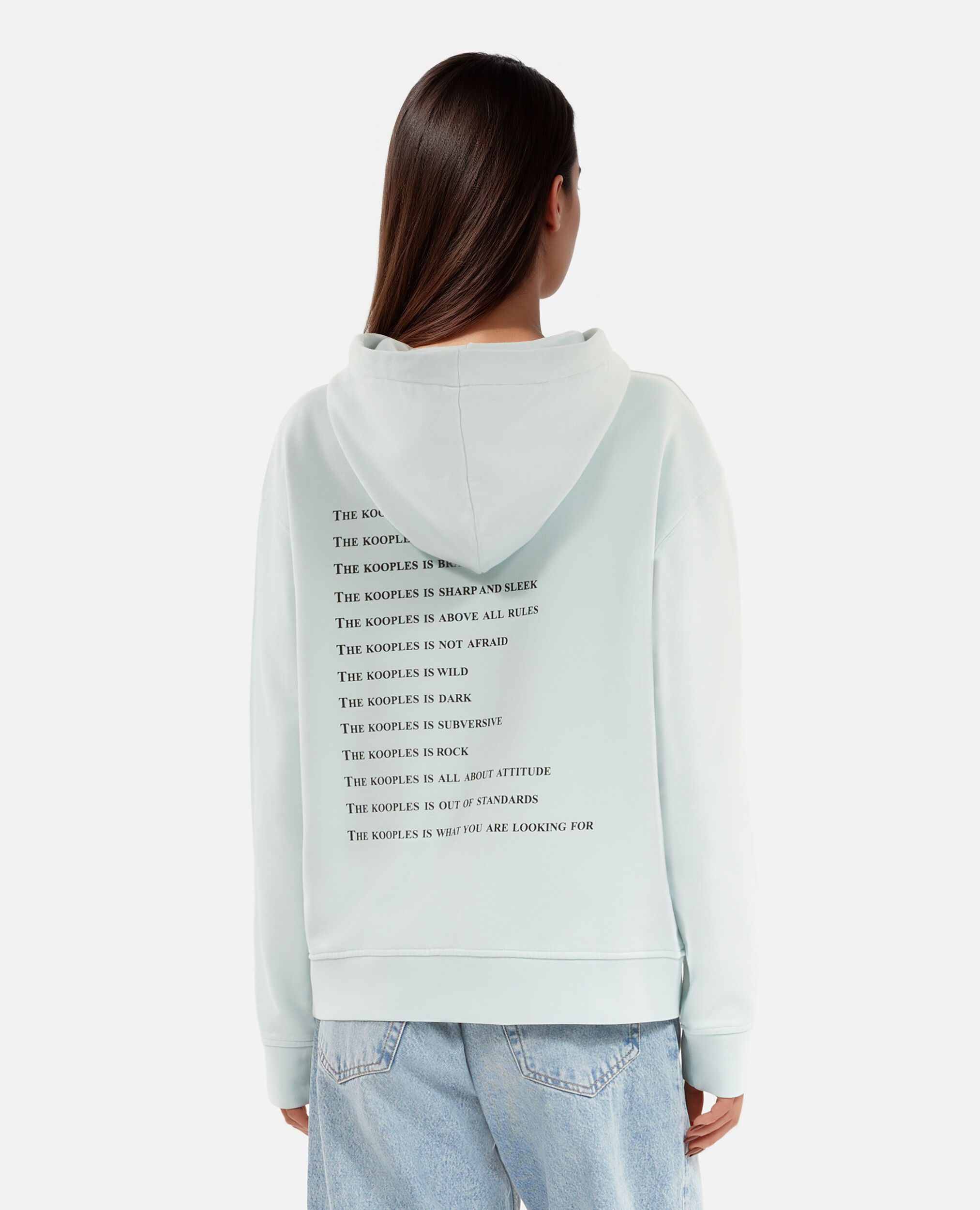 Sweatshirt à capuche What is bleu clair, BABY BLUE, hi-res image number null