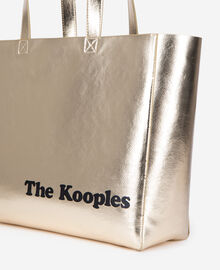 The Kooples FEMME ANTIC GOLD sac cabas effet cuir doré