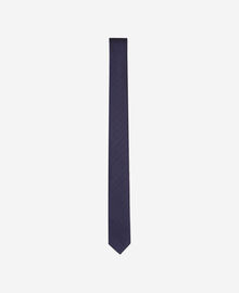 The Kooples HOMME NAVY cravate en soie bleu marine