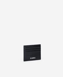 The Kooples FEMME BLACK porte cartes amelia en cuir noir