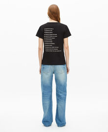 The Kooples FEMME BLACK t-shirt what is effet néon noir