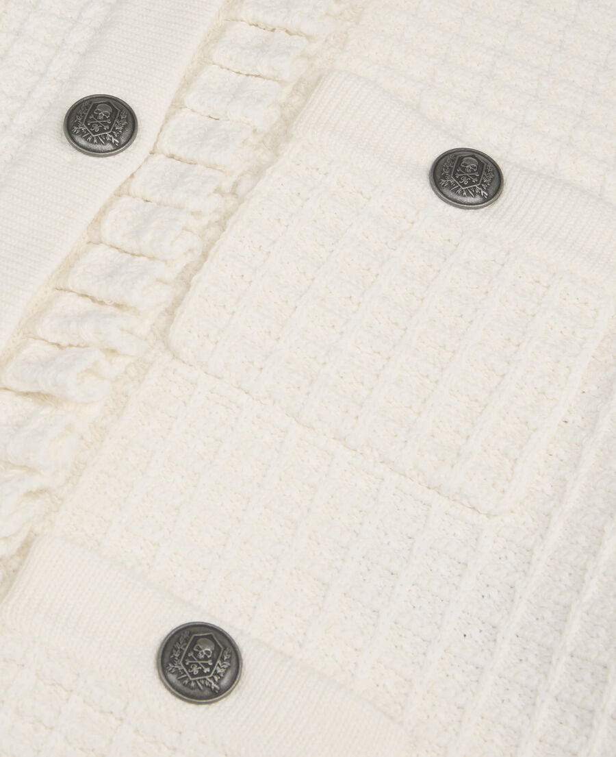 The Kooples WOMEN ECRU ecru cardigan