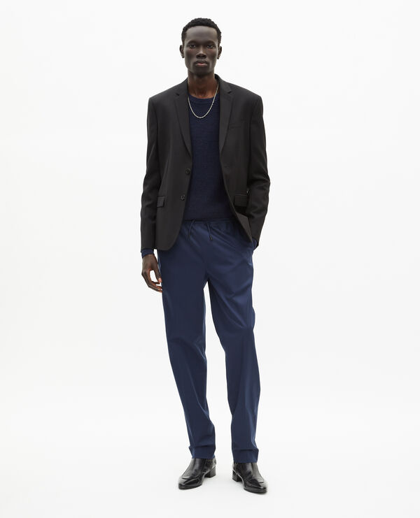 The Kooples HOMME NAVY pantalon droit marine