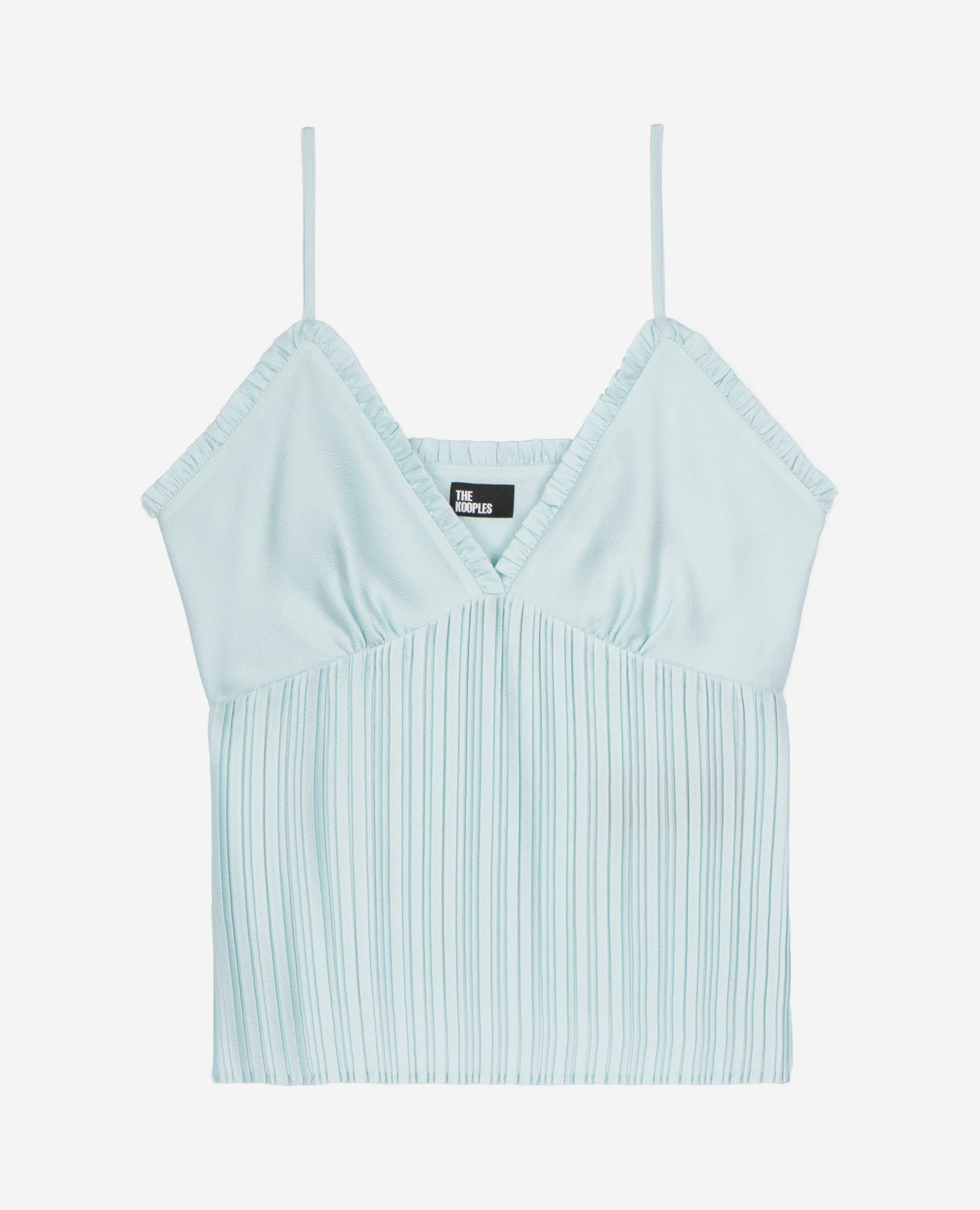 Caraco plissé bleu, BABY BLUE, hi-res image number null