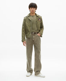The Kooples HOMME KAKI blouson style officier kaki